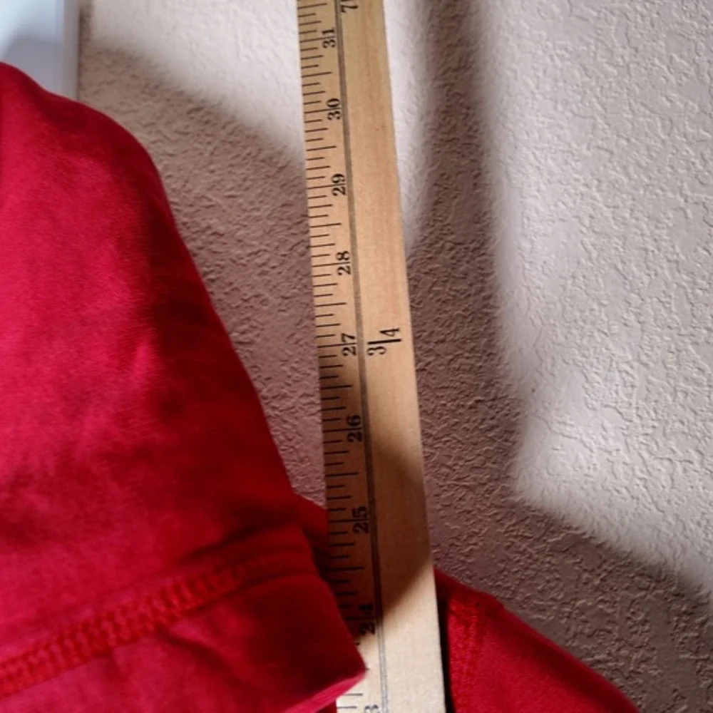 Vintage Nike Hoodie‎ Y2K Red White Embroidered Big Logo Spellout Size 2XL